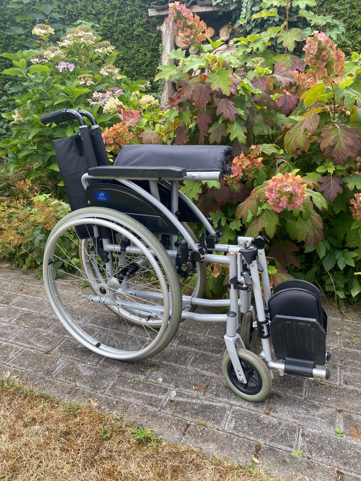 Excel G3-eco rolstoel (inklapbaar), Diversen, Rolstoelen, Ophalen of Verzenden, Inklapbaar, Zo goed als nieuw, Duwrolstoel