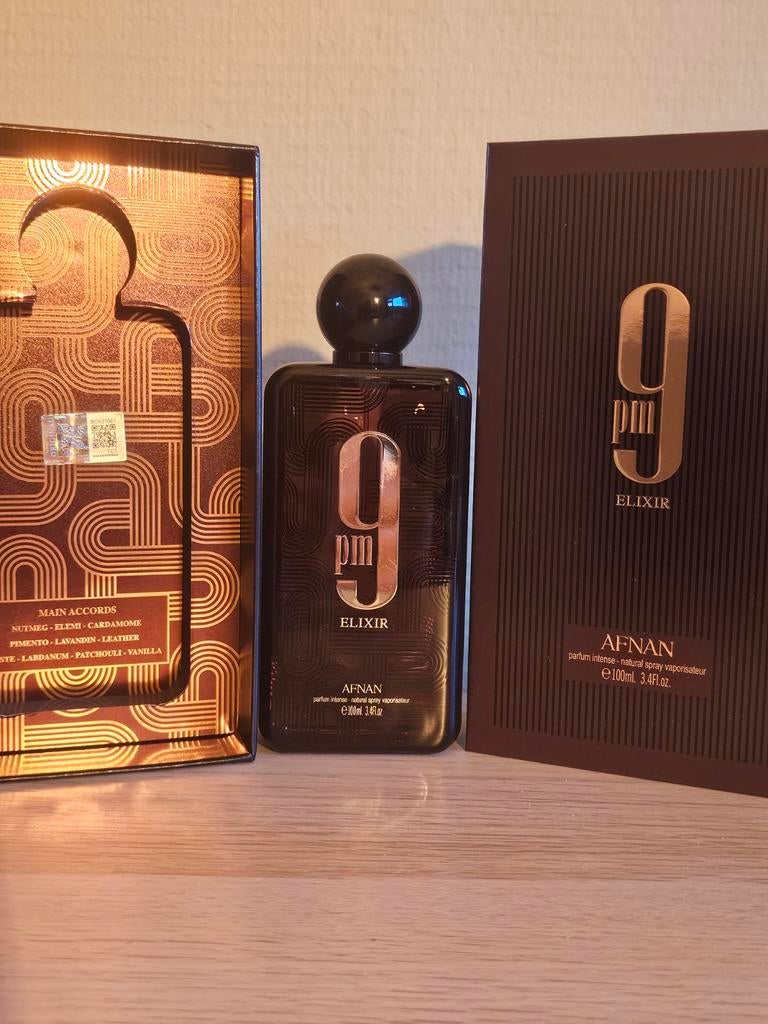 Afnan 9 PM elixir, zo goed als vol, Ophalen of Verzenden, Zo goed als nieuw