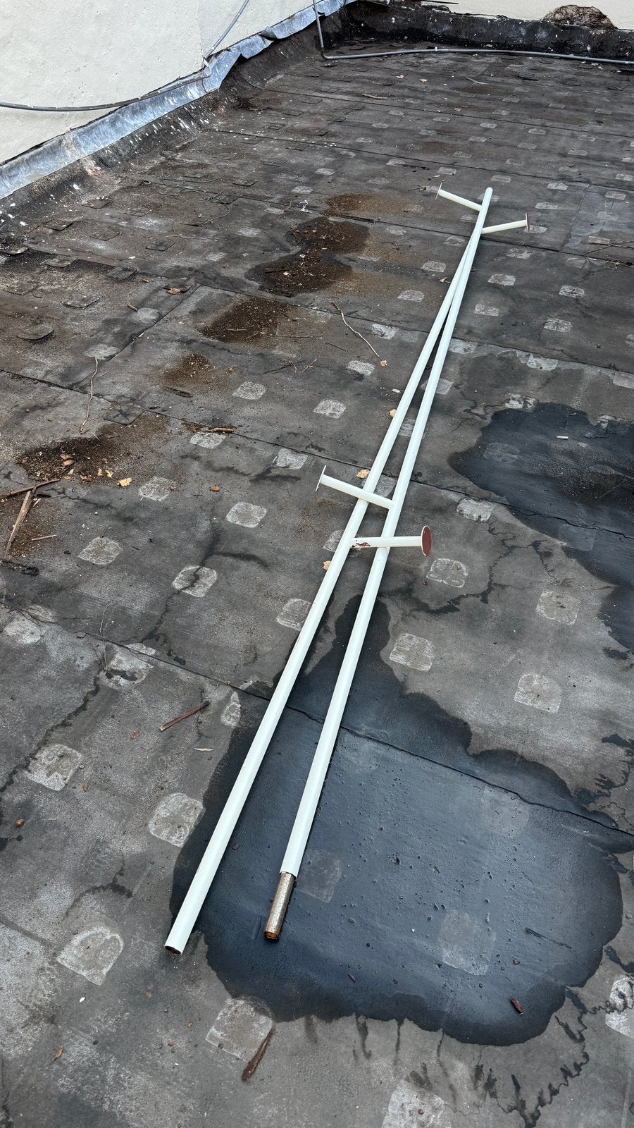 Lange ijzeren balustraderail in 2 delen - oud ijzer, Ophalen, Gebruikt, IJzer