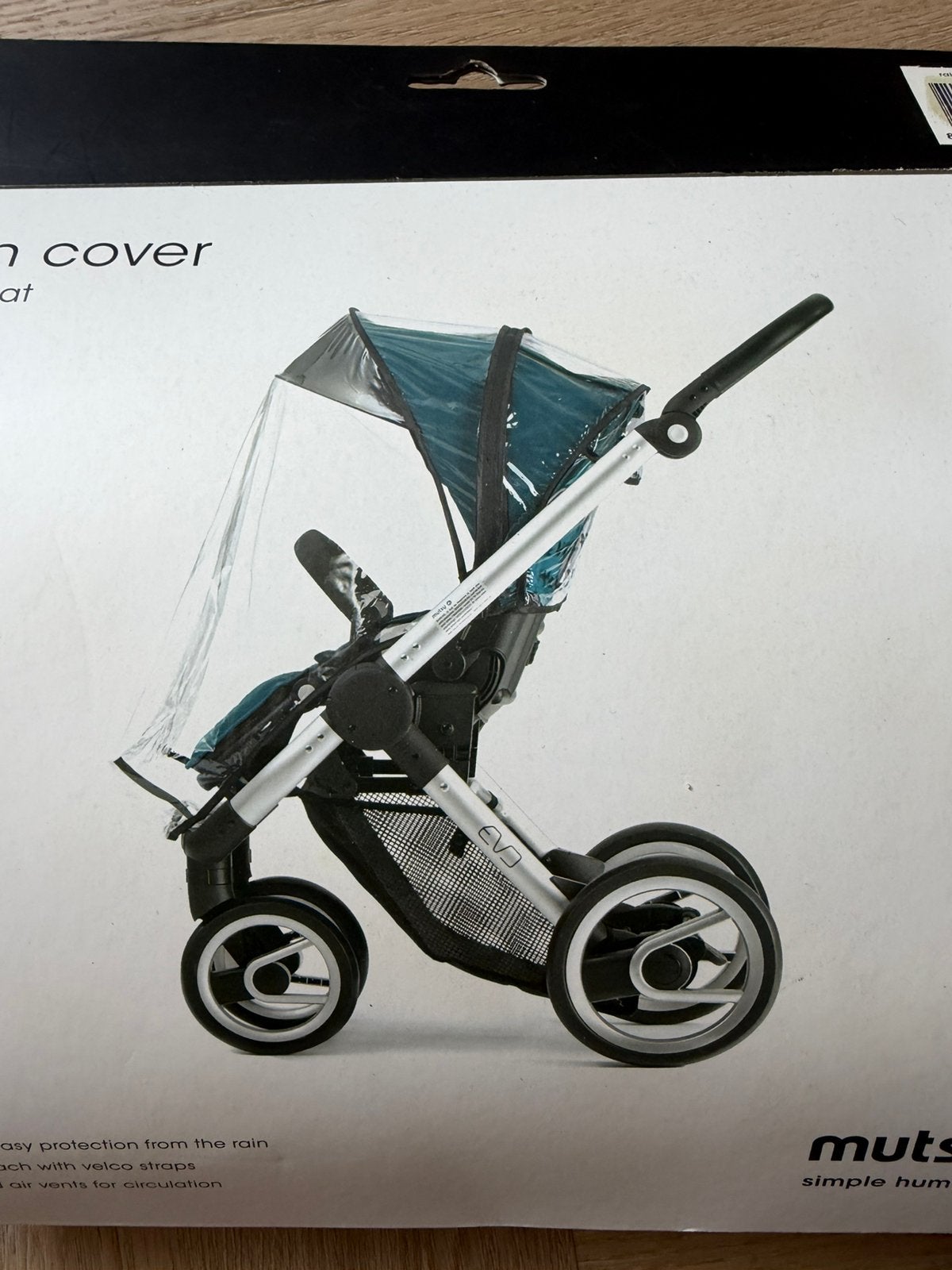 Mutsy Evo Seat regen hoes, Kinderen en Baby's, Buggy's, Ophalen of Verzenden, Zo goed als nieuw, Regenhoes