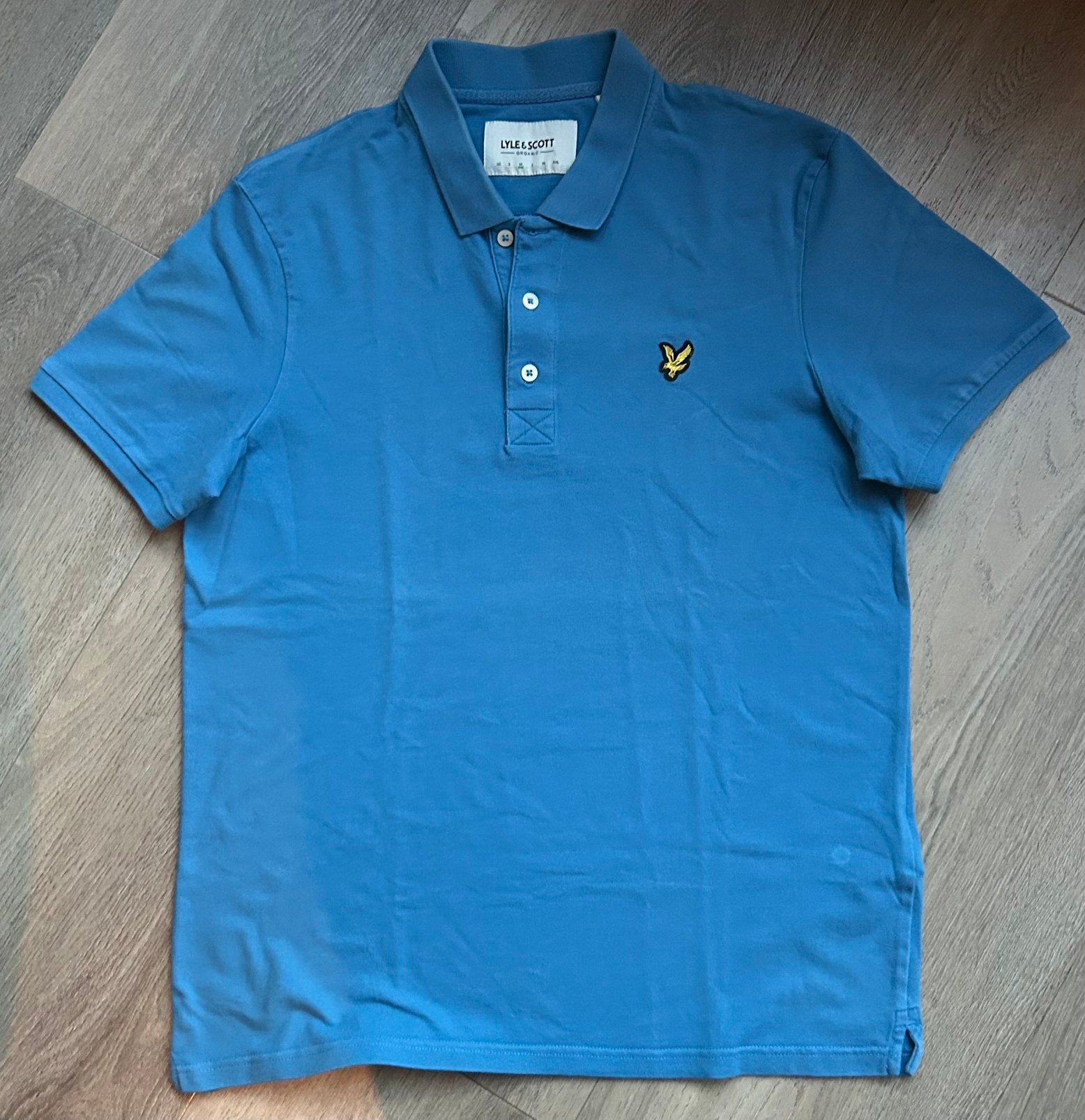 Lyle & Scott polo, maat M, Kleding | Heren, Ophalen of Verzenden, Zo goed als nieuw, Maat 48/50 (M), Blauw