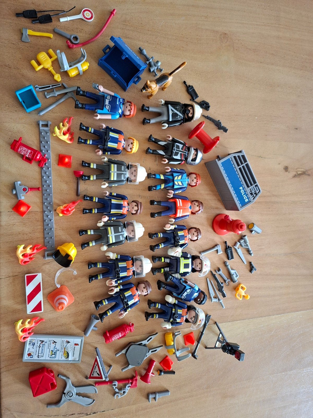 Playmobil Politie & Brandweer Poppetjes met Accessoires, Ophalen