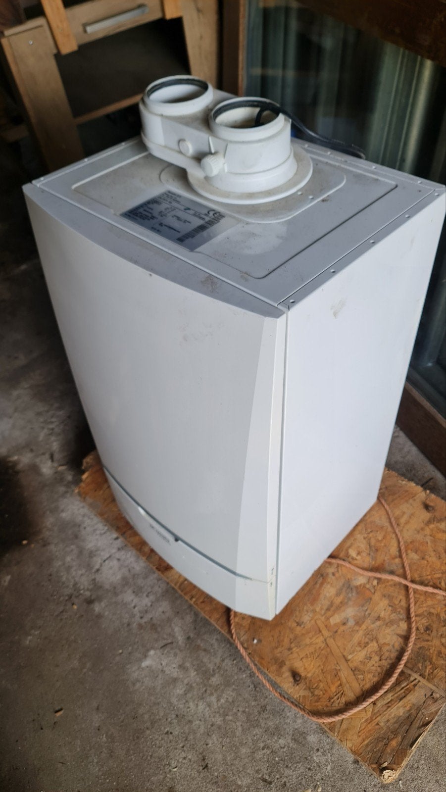 Remeha Calenta 40c CW5 HR CV-ketel met iSense thermostaat, Ophalen, Gebruikt, Hoog rendement (Hr), Cv-ketel of Combi-ketel