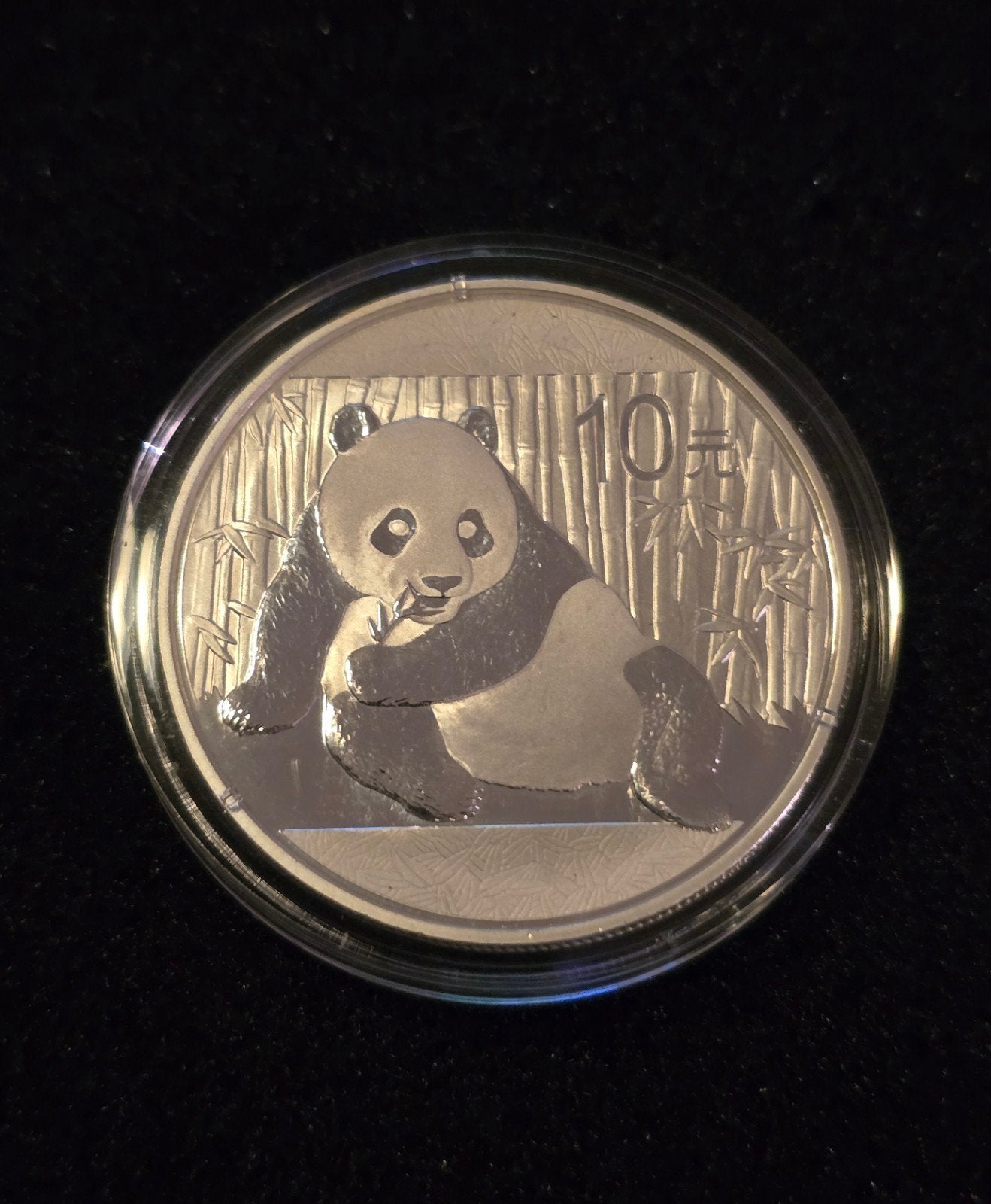 Zilveren 999,9 1 Oz Chinese Panda munt 2015 - 10 Yuan, Ophalen of Verzenden, Overige landen, Losse munt, Zilver