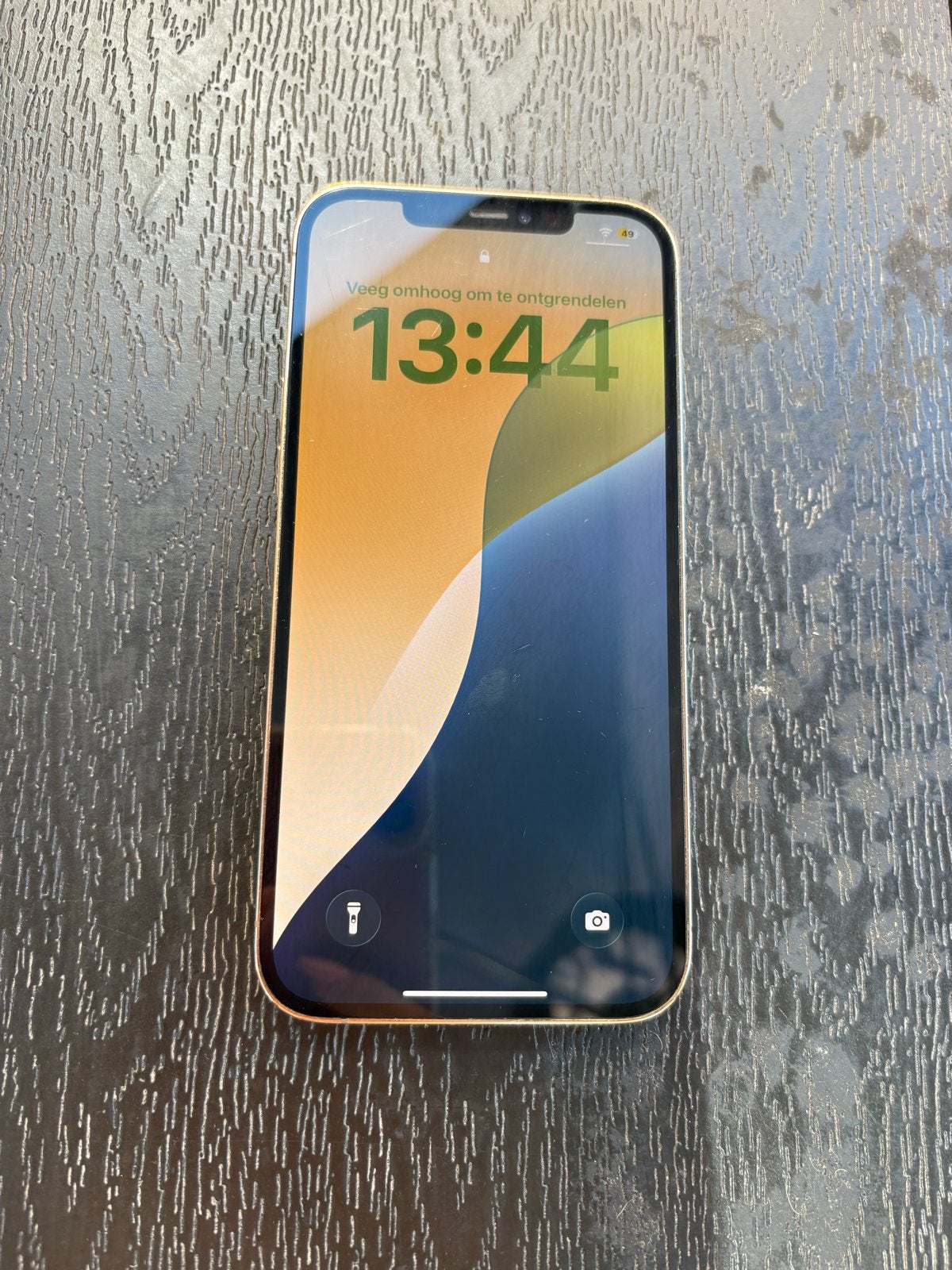 iPhone 12 Pro Max - Achterkant kapot, werkt perfect, Telecommunicatie, Mobiele telefoons | Apple iPhone, Goud, 128 GB, Gebruikt