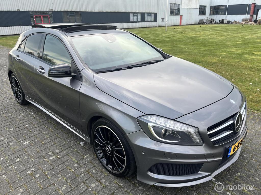 Mercedes A-klasse 200 CDI Ambition AMG / Pano / Leder / H&K, Auto's, Mercedes-Benz, Voorwielaandrijving, 136 pk, Gebruikt, Bi-Xenon koplampen