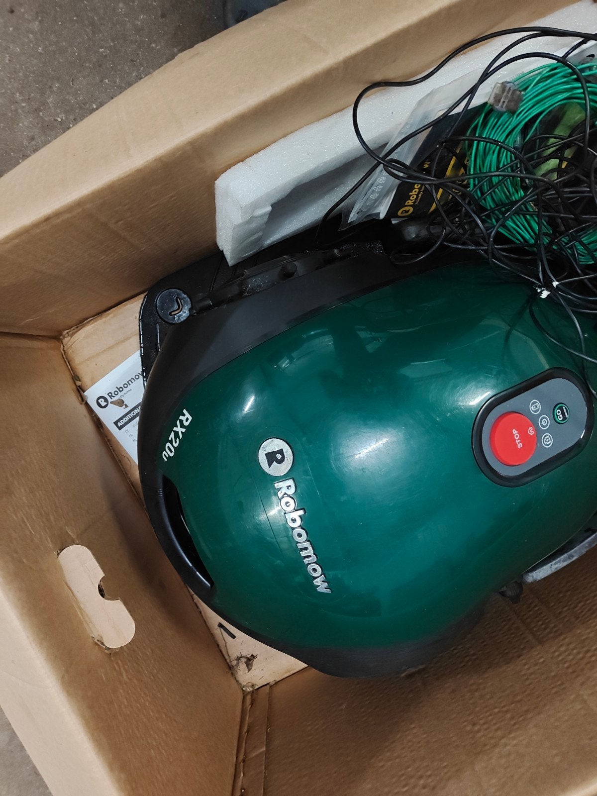 Robomow RX20 U Robotmaaier - Compact en Efficiënt, Tuin en Terras, Robotmaaiers, Ophalen of Verzenden, Gebruikt, Minder dan 20 cm