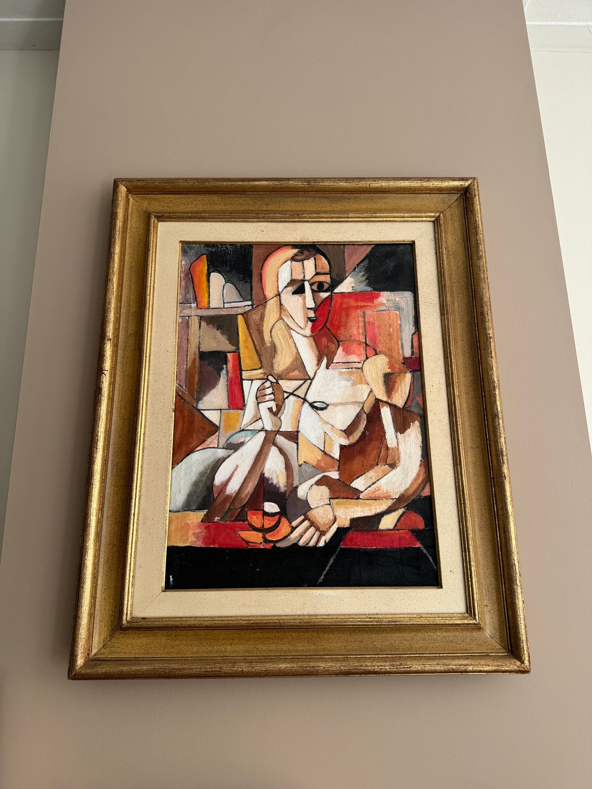 Schilderij met frame, Ophalen