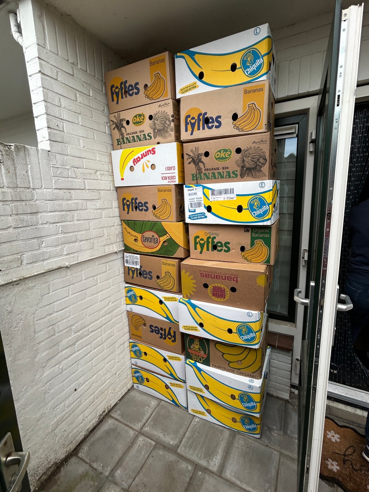 20 bananendozen - Ideaal voor verhuizing!, Doe-het-zelf en Verbouw, Kratten en Dozen, Ophalen, Zo goed als nieuw