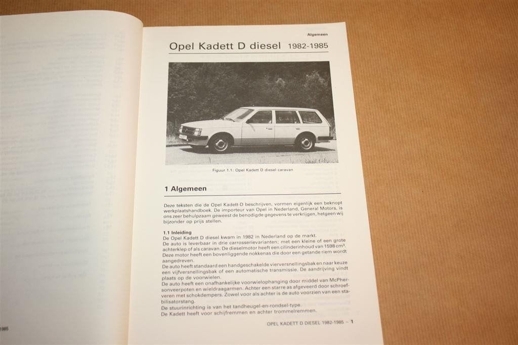 Vraagbaak Opel Kadett D — Diesel 1982-1985, Ophalen of Verzenden