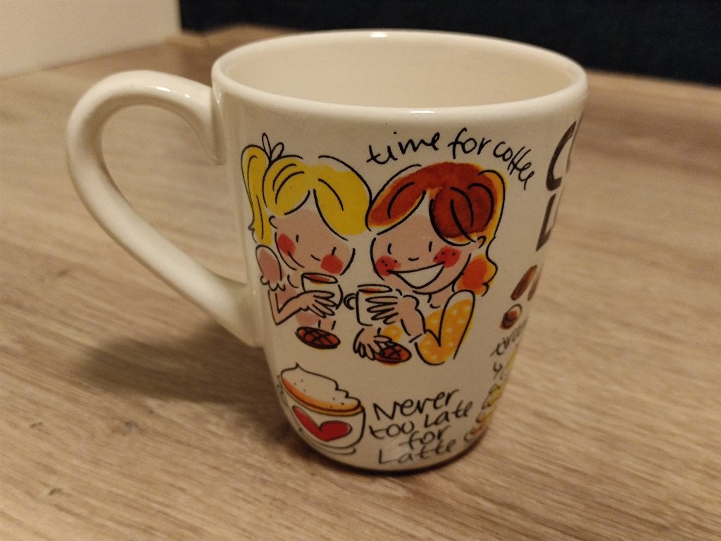 Blond Amsterdam Coffee Lovers mok, Zo goed als nieuw, Aardewerk, Blond Amsterdam, Mok