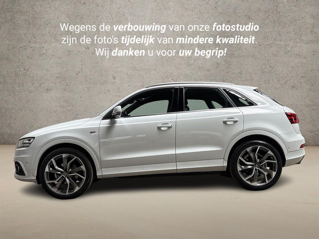 Audi Q3 2.0 TFSI quattro S-Line 211Pk Automaat (2X S-LINE, N, Auto's, Audi, Gebruikt, Zwart, 4 cilinders, Leder en Stof