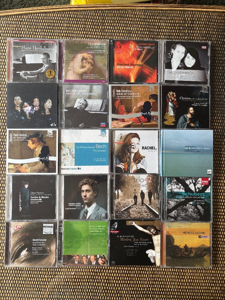 Verzameling klassieke cd’s / sacd’s / boxen - 76 stuks, Cd's en Dvd's, Ophalen of Verzenden, Classicisme, Gebruikt, Kamermuziek