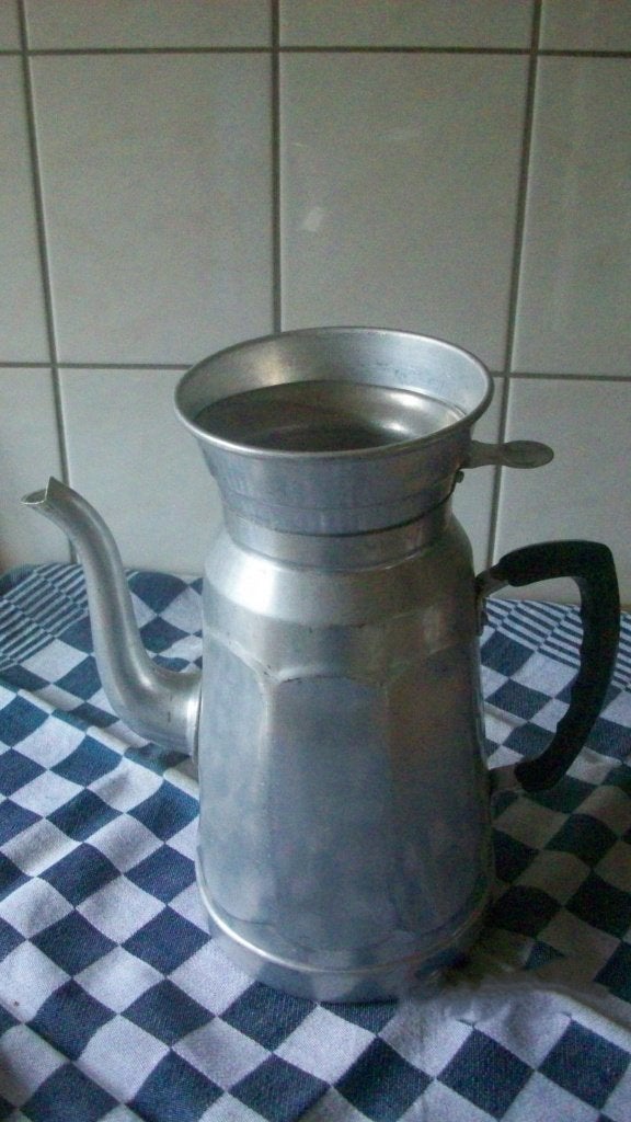 Vintage Aluminium Koffiepot - Percolator, Ophalen