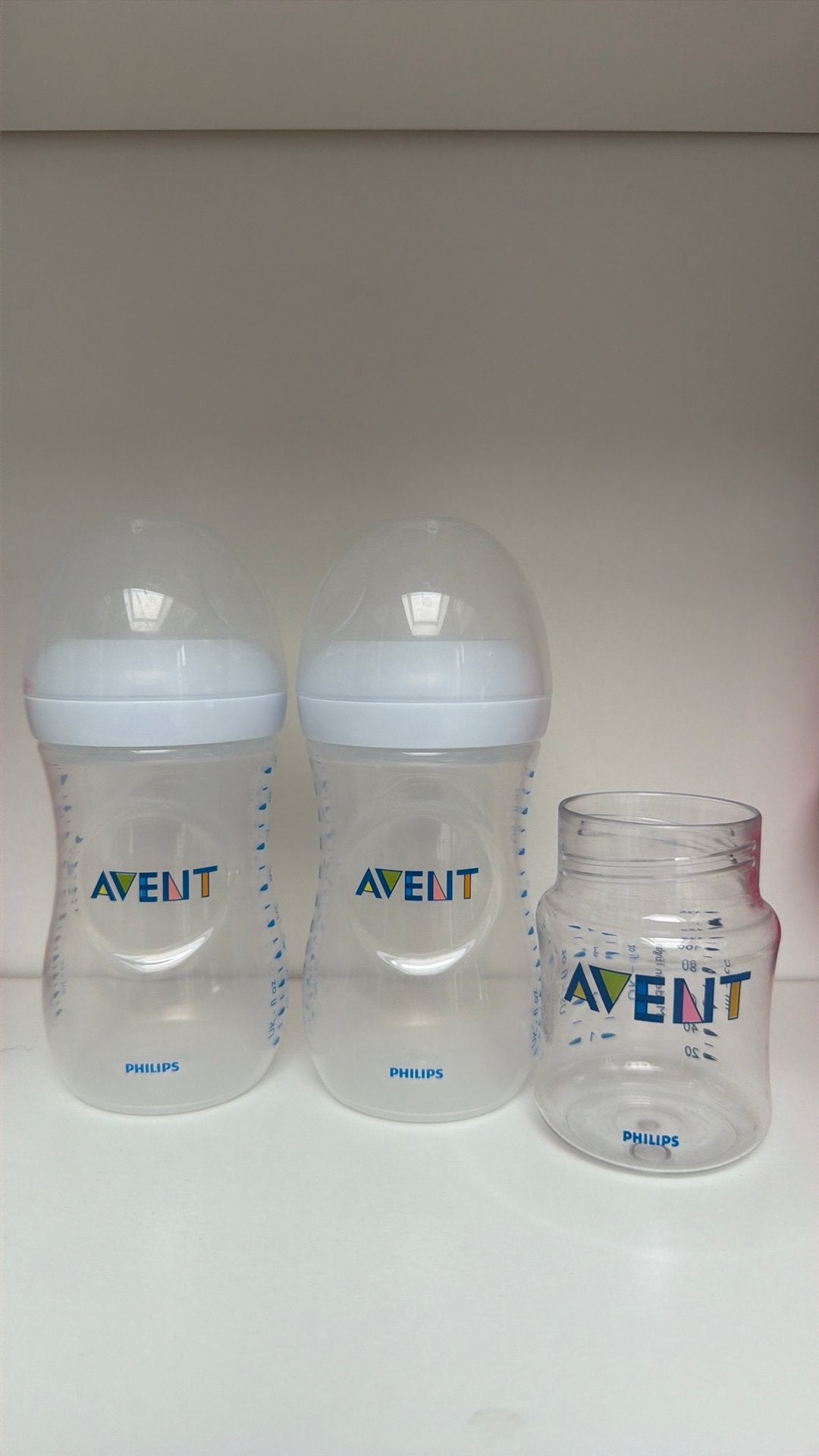 Philips Avent Babyflessen - Set van 3, Kinderen en Baby's, Babyvoeding en Toebehoren, Ophalen of Verzenden, Gebruikt, Babyfles