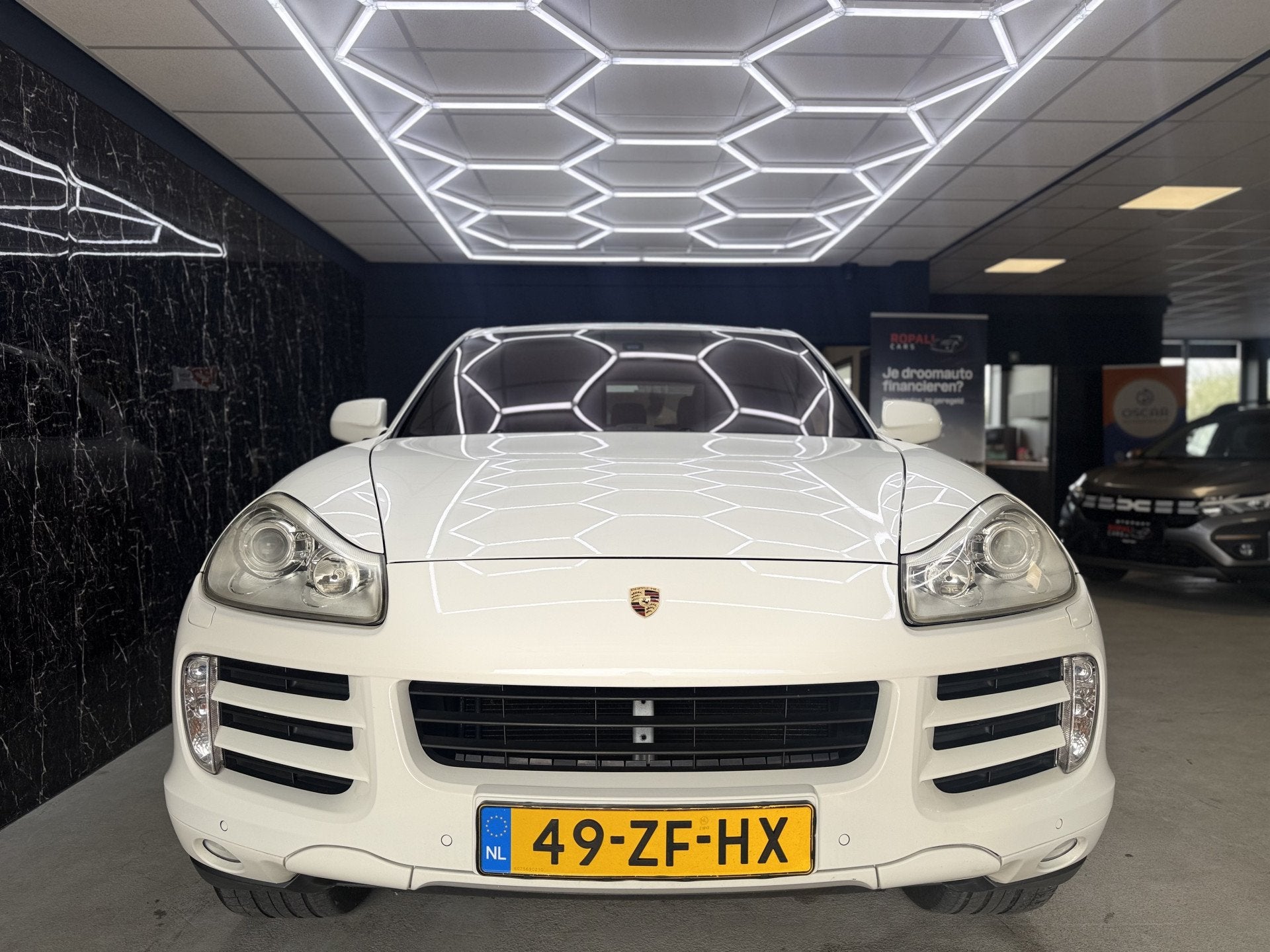 Porsche Cayenne 4.8 S (bj 2008, automaat), Auto's, Automaat, Cayenne, Wit, Bedrijf