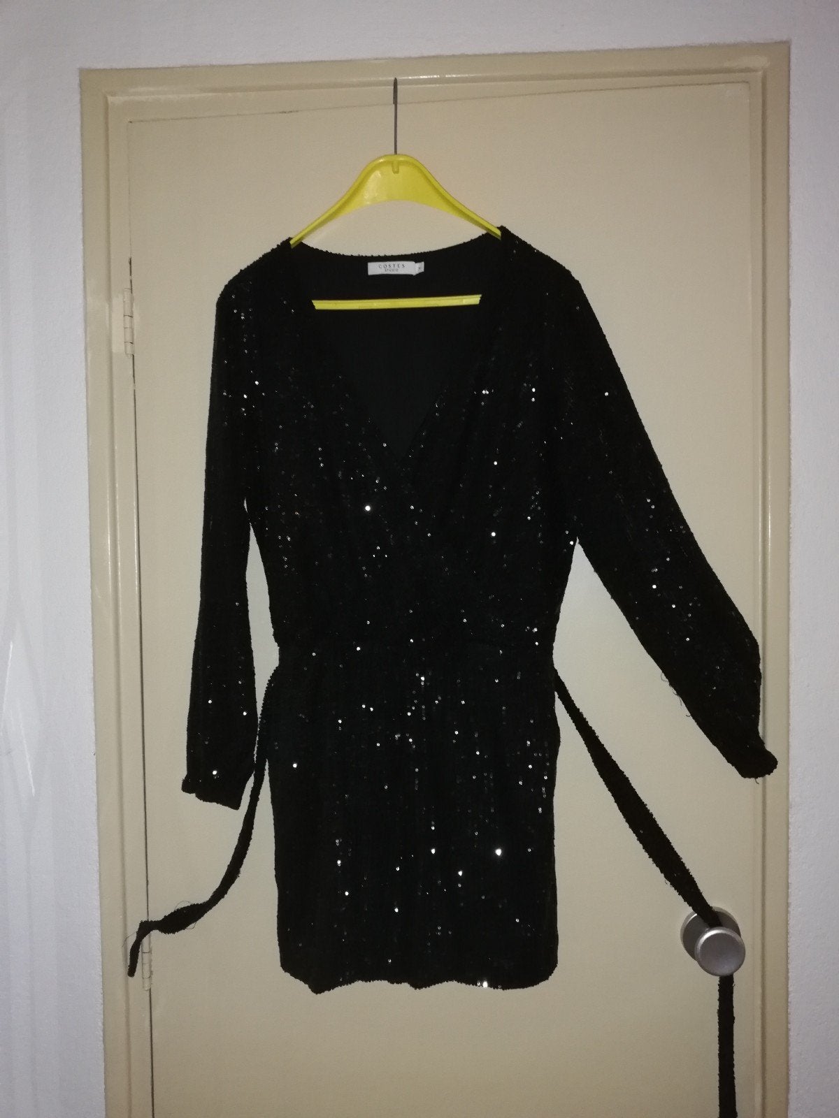 glitter jurk, Zwart, Maat 46/48 (XL) of groter, Cocktailjurk, Ophalen of Verzenden