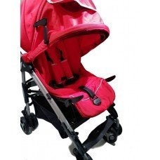 Rode buggy met zonnekap en verstelbare rugleuning, Ophalen of Verzenden, Nieuw, Overige merken, Verstelbare rugleuning