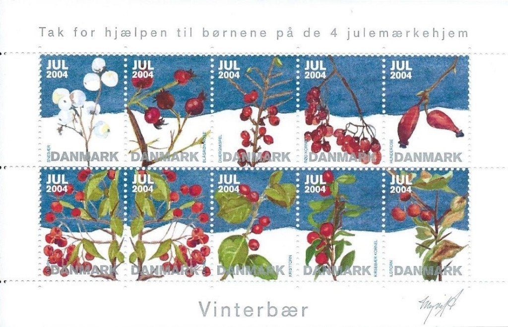 Denemarken - Kerst 2004 - Drukproces - Setje - Postfris, Ophalen of Verzenden, Denemarken, Postfris