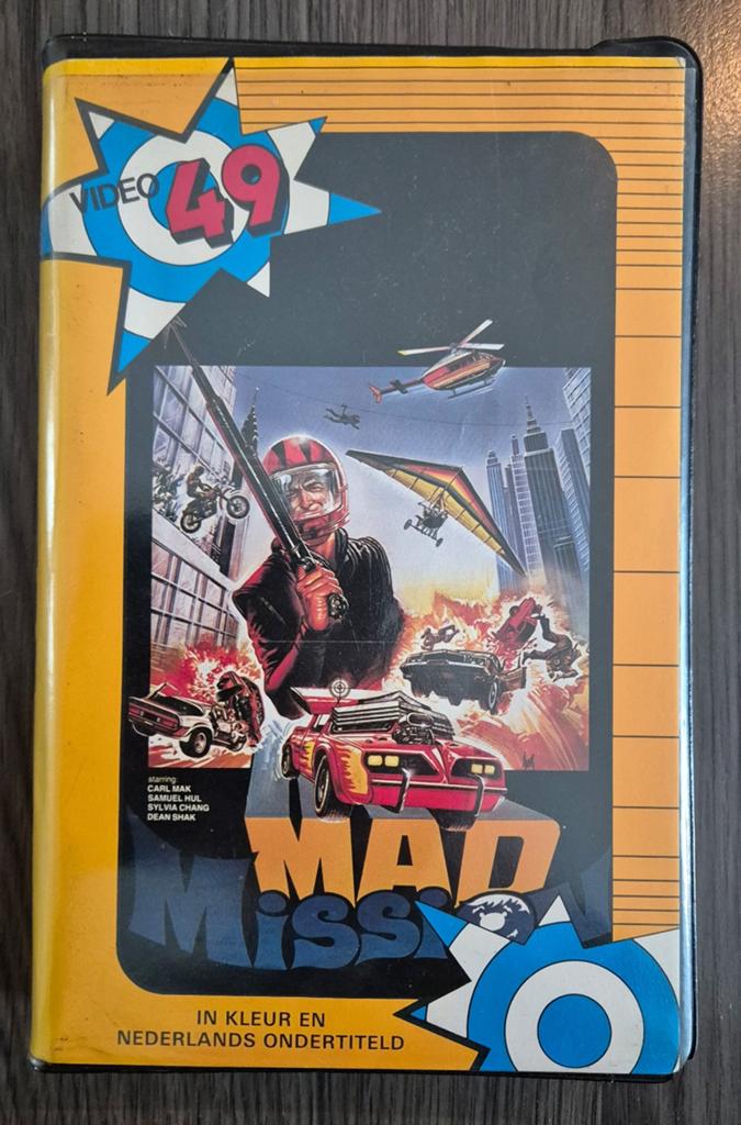 Betamax Mad Mission (Ex-Rental) Video 49, Vanaf 16 jaar, Ophalen of Verzenden, Gebruikt, Horror