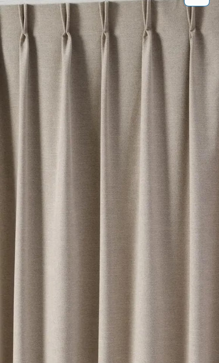 Nieuw verduisterend overgotdijnen beige, Ophalen, Zo goed als nieuw, Verduisterend