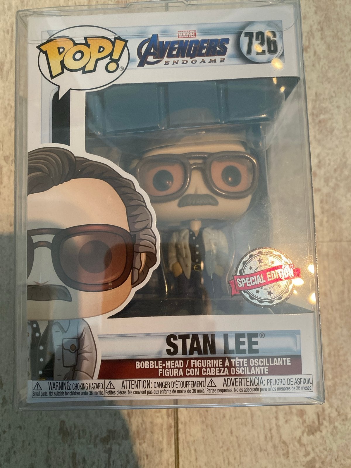 Funko Pop! Stan Lee #726 Special Edition (Avengers Endgame), Ophalen of Verzenden, Zo goed als nieuw