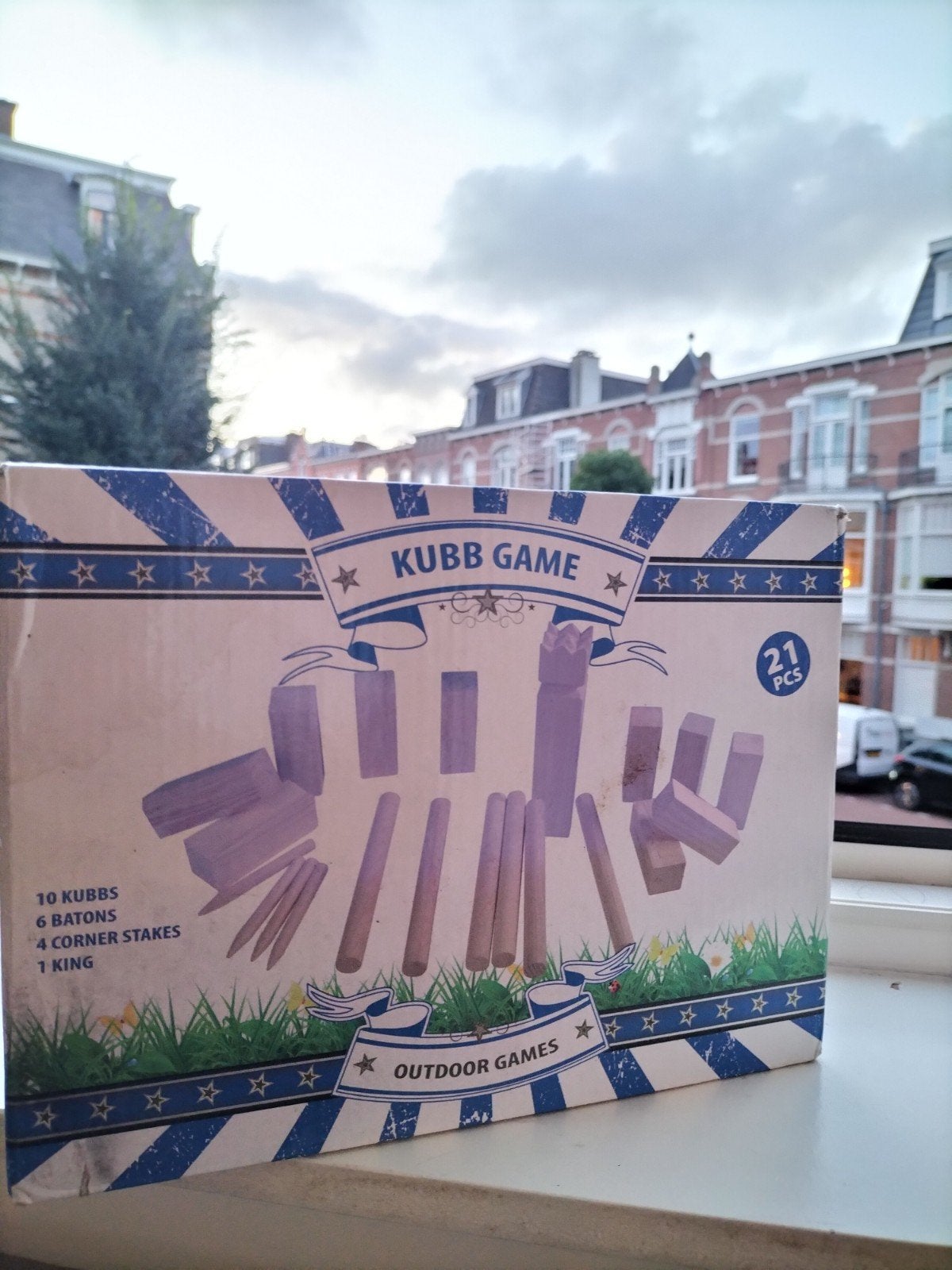 Kubb Game - Kleine variant (21-delig) - Outdoor Games, Ophalen of Verzenden, Nieuw