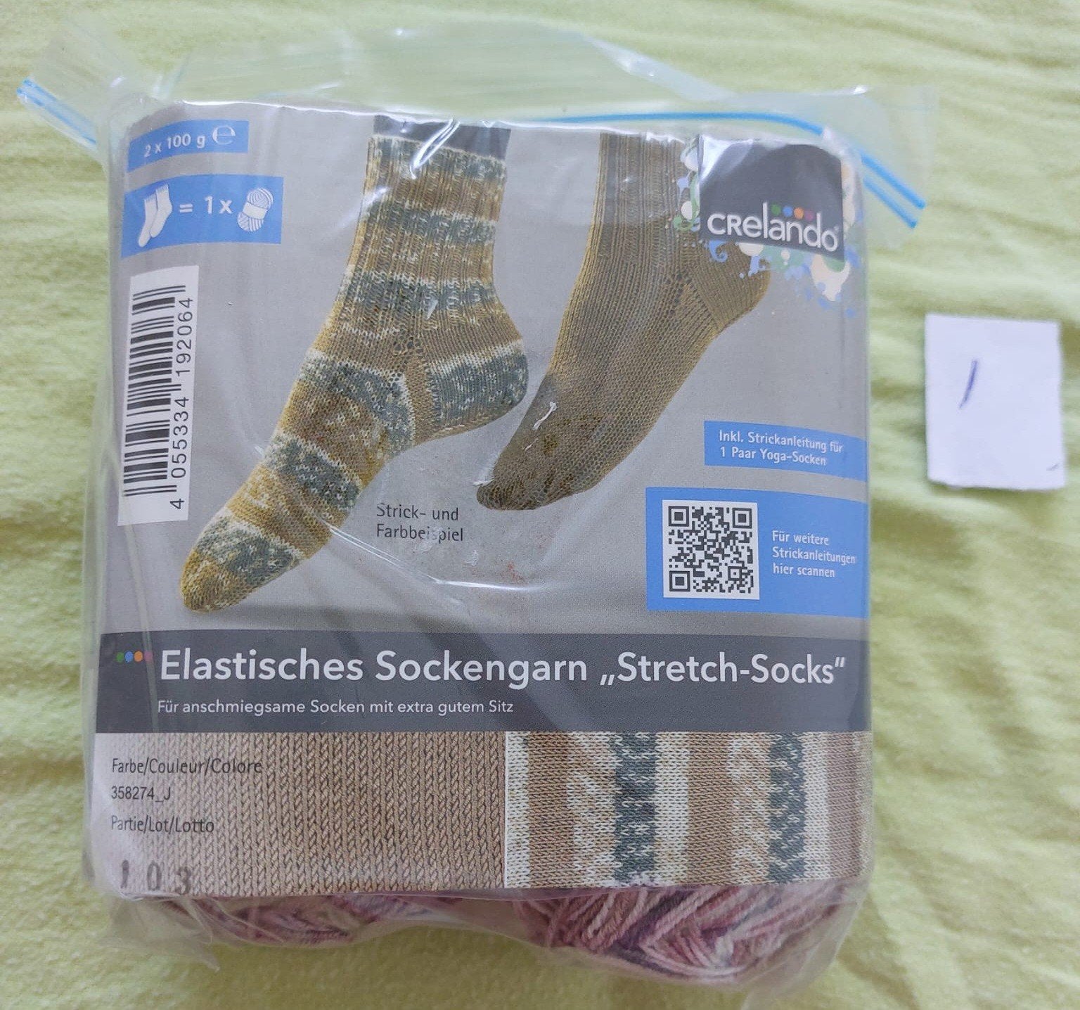 Pakket sokkenwol rose gemêleerd, Ophalen of Verzenden, Nieuw, Haken, Wol of Garen
