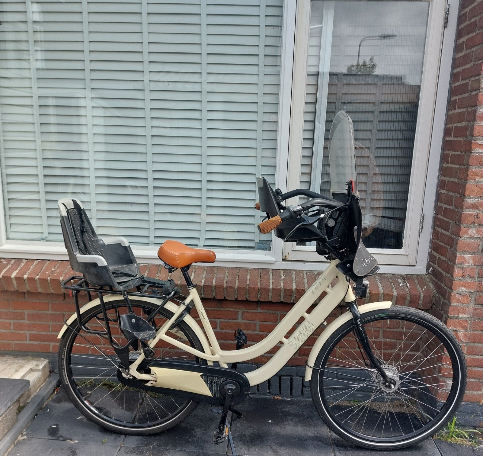 Bsp seine evo 53cm 7 Versnellingen complete mamafiets, Overige merken, 2 zitjes, 53 tot 56 cm, Versnellingen