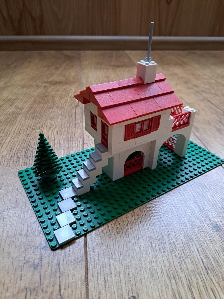 Lego 350 Spaanse villa uit 1971 - Vintage Lego set, Lego, Ophalen of Verzenden, Zo goed als nieuw, Complete set