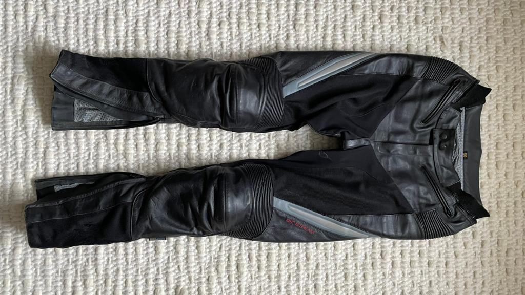 Difi , Leren geventileerde motorbroek maat 50, Motoren, Ophalen of Verzenden, Tweedehands, Heren, Broek | leer