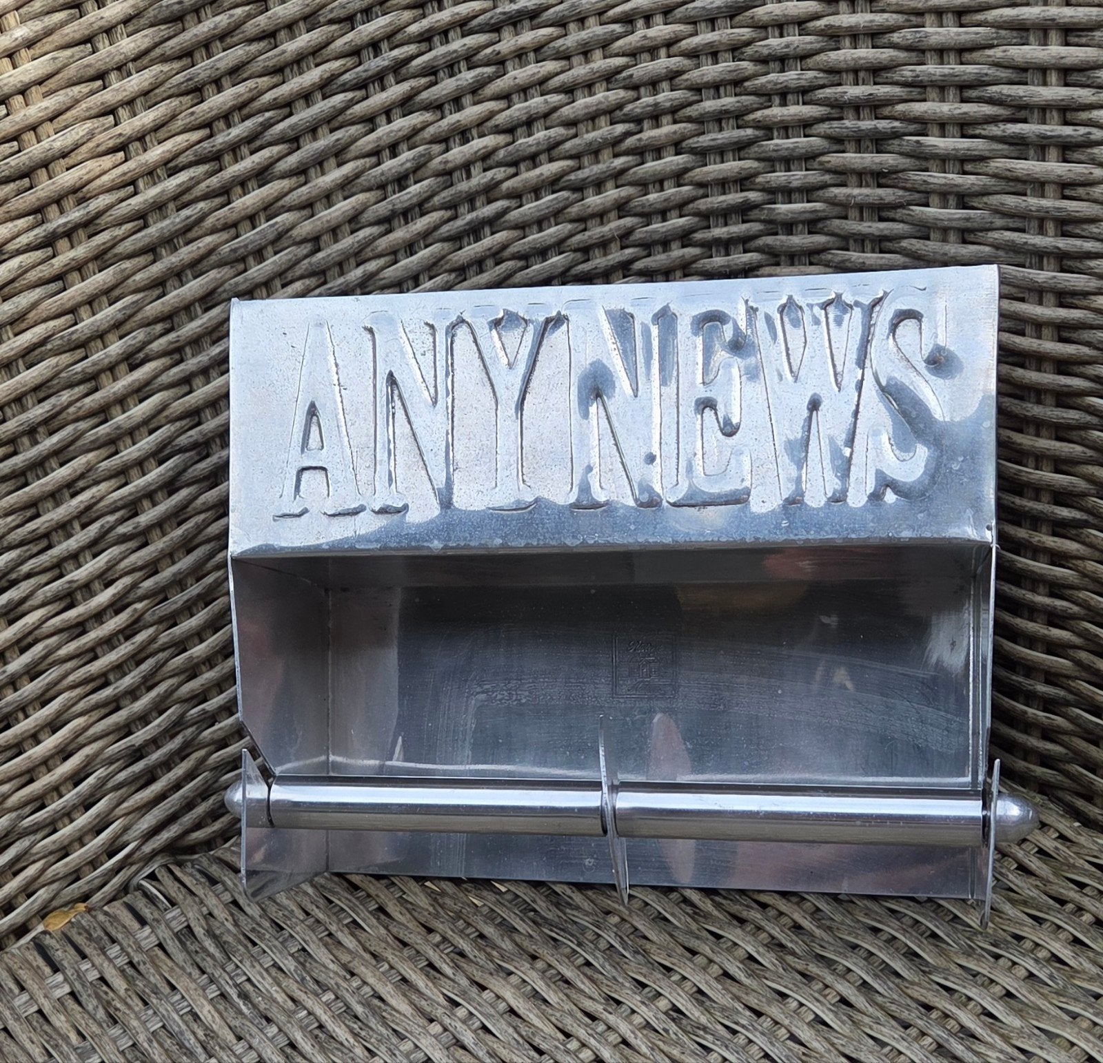 Riviera Maison Toiletrolhouder "Any News", Ophalen, Gebruikt, Grijs, Overige typen