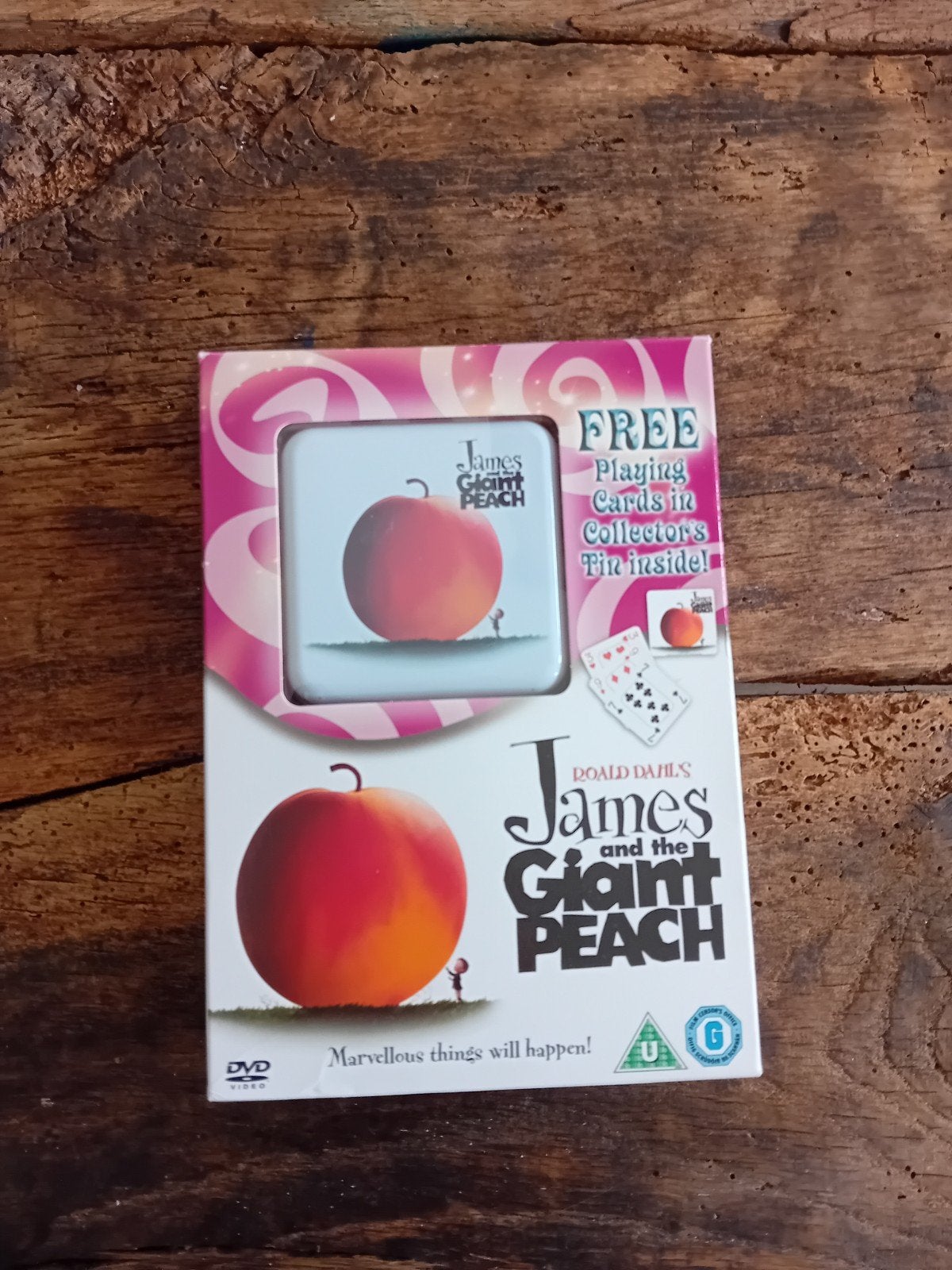 James and the Giant Peach Giftset, Verzamelen, Ophalen of Verzenden, Speelkaart(en)