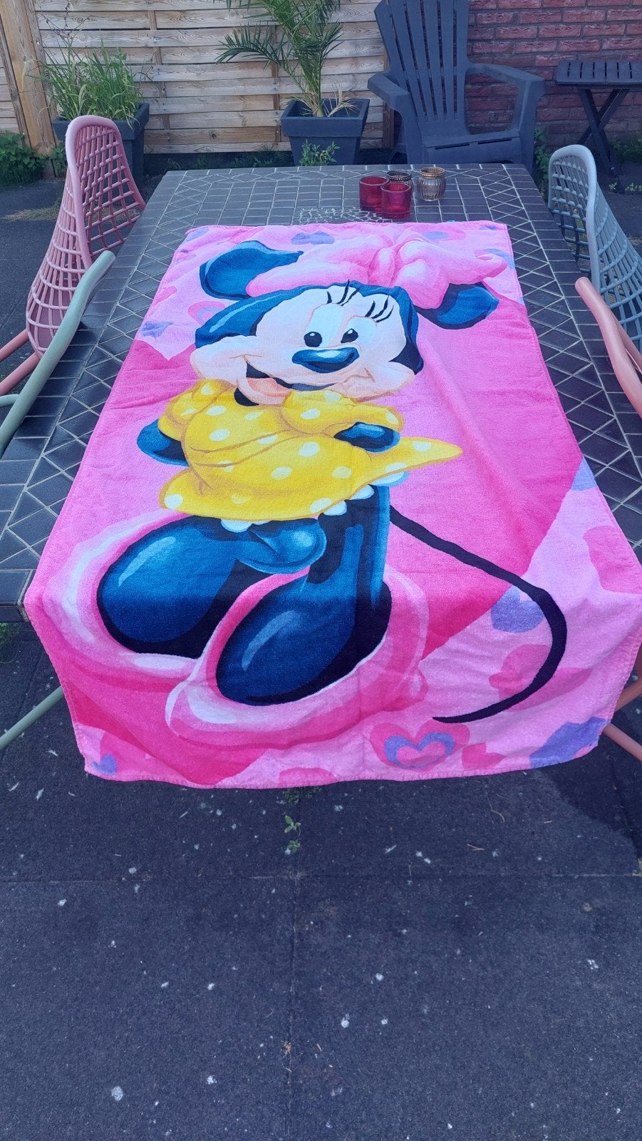 Minnie Mouse strandlaken/badhanddoek, Kinderen en Baby's, Speelgoed | Overig, Ophalen of Verzenden, Nieuw, Meisje