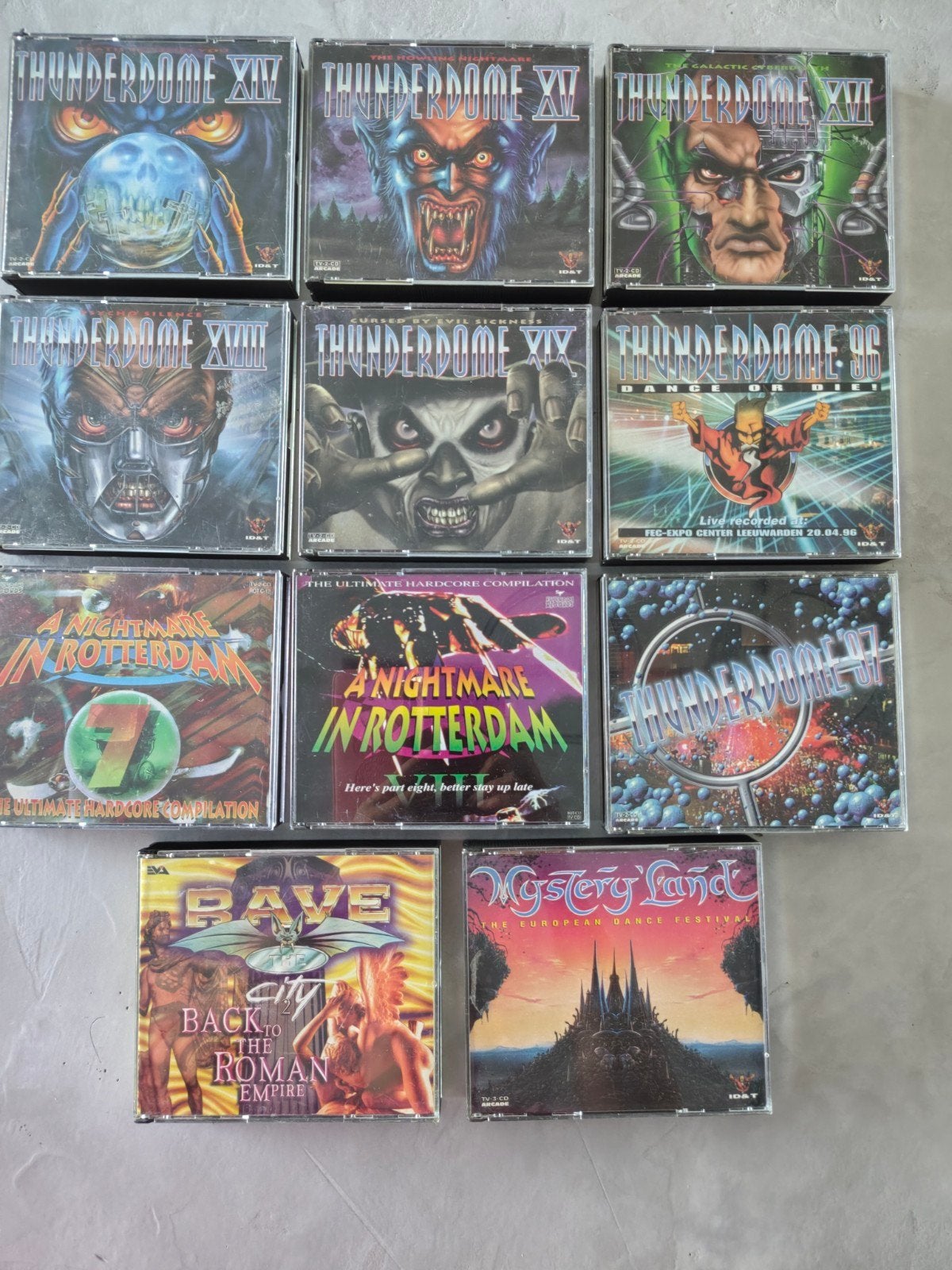 7xThunderdome en  4x andere hardcore/gabber cd's, Ophalen of Verzenden, Gebruikt, Hardcore, Overige typen