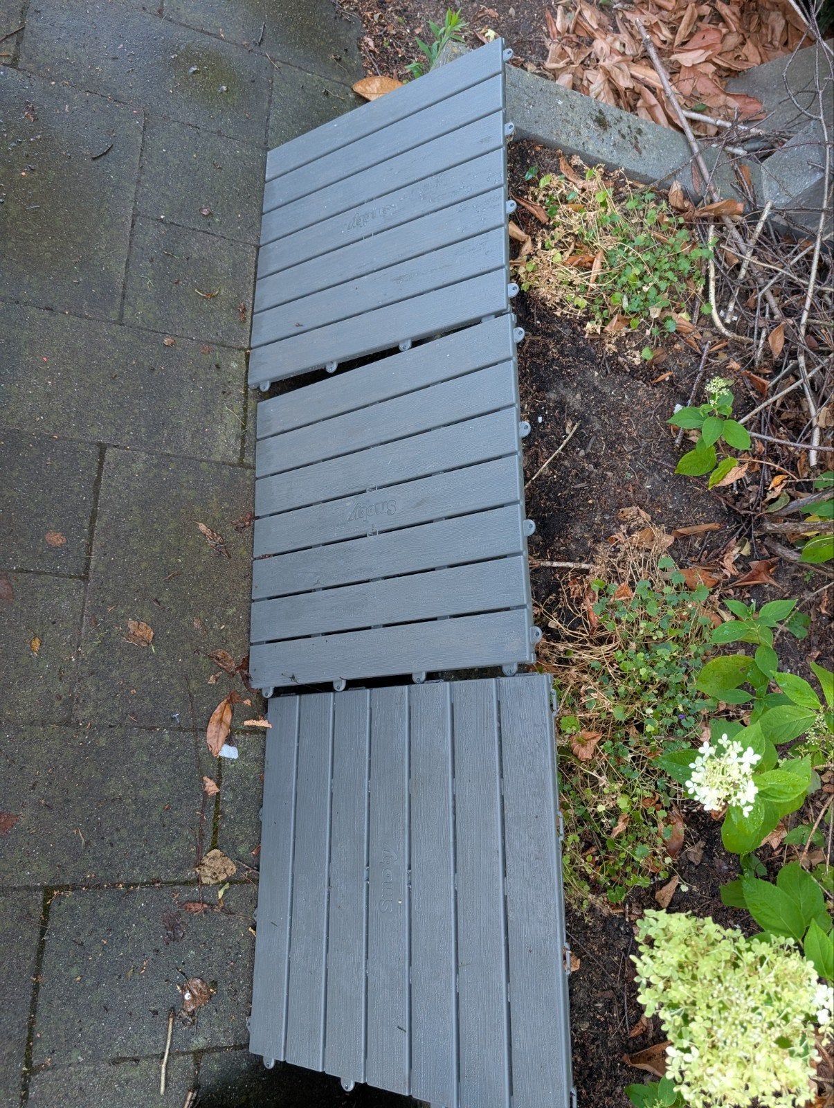 6x smoby tegels, Ophalen, Zo goed als nieuw, Hout