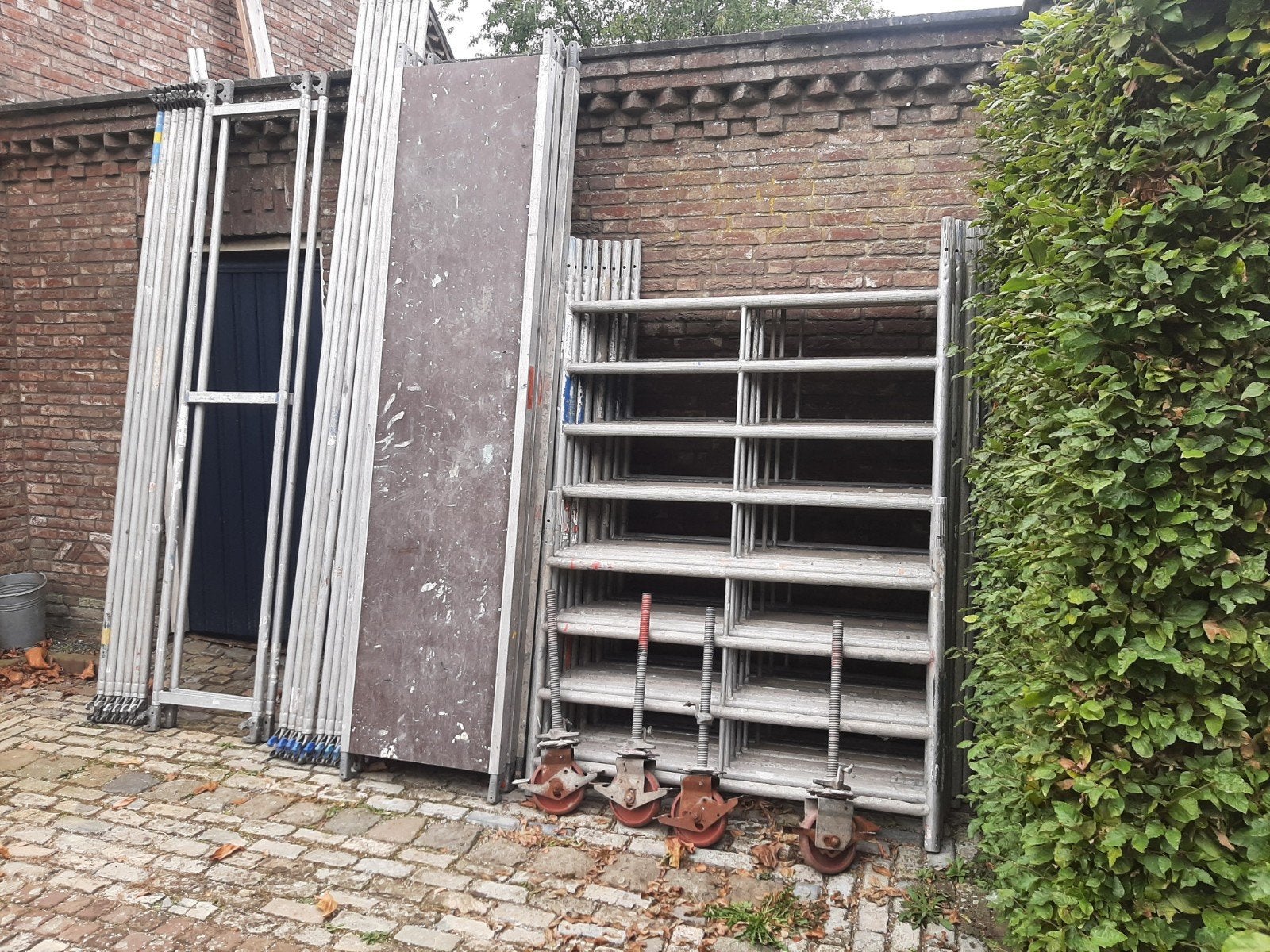 professionele layher rolsteiger Geheel kompleet, Ophalen, Zo goed als nieuw, Rolsteiger of Kamersteiger, 5 meter of hoger