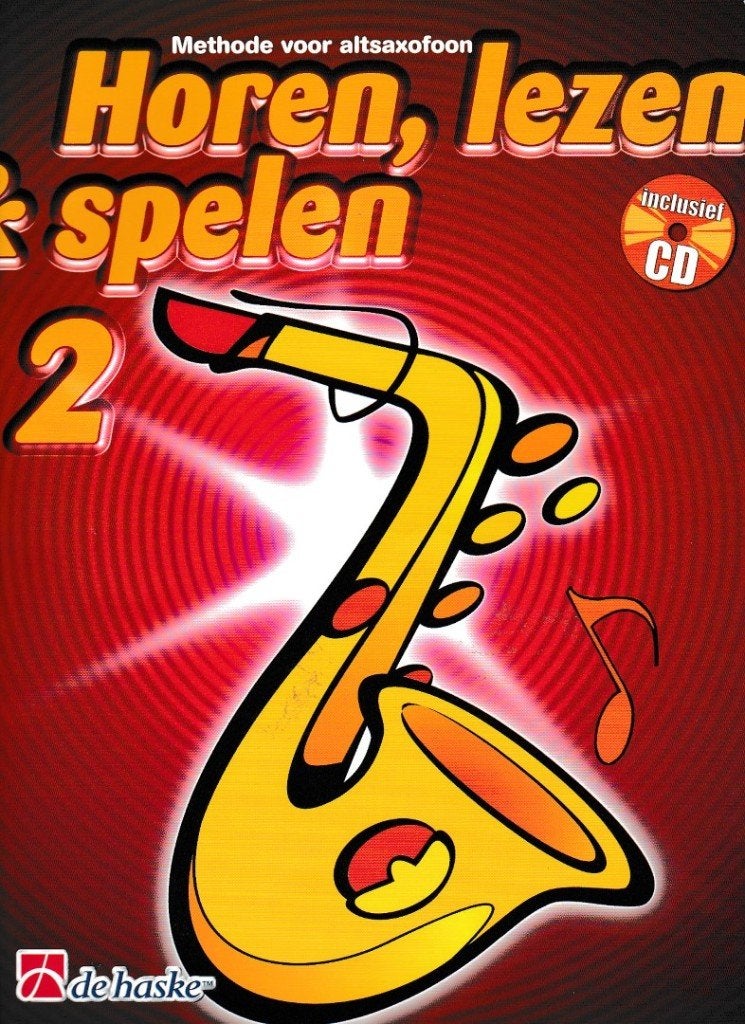 Horen Lezen 2 Altsax Met CD gebruikt, Muziek en Instrumenten, Gebruikt, Verzenden, Overige genres, Saxofoon