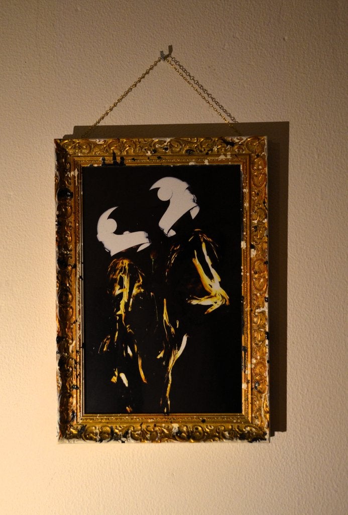 kunst mixed-media, Ophalen of Verzenden