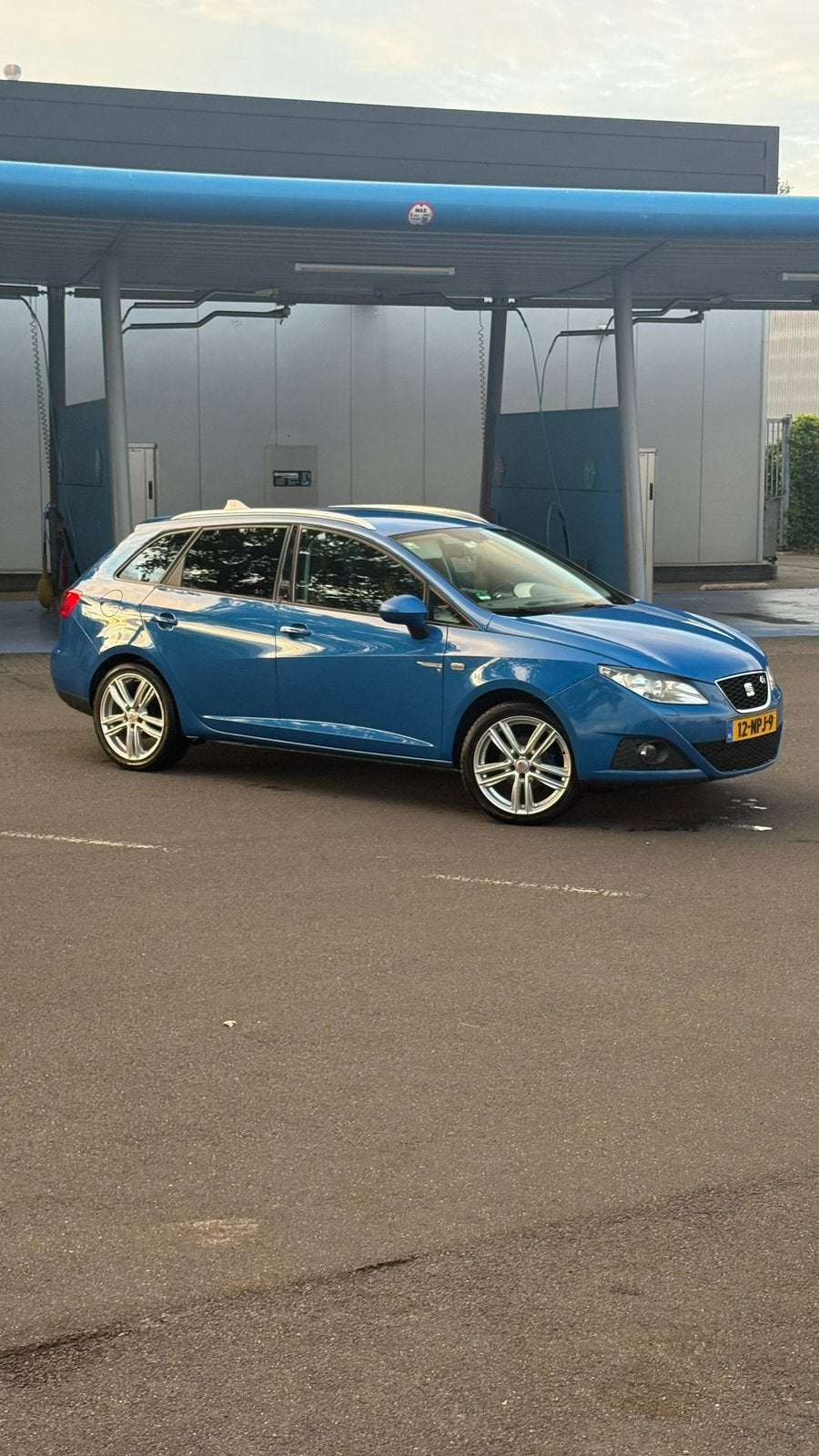Seat Ibiza 1.2TDI 55KW Ecomotive ST 2010 Blauw, Auto's, Voorwielaandrijving, Euro 5, 1250 kg, Zwart