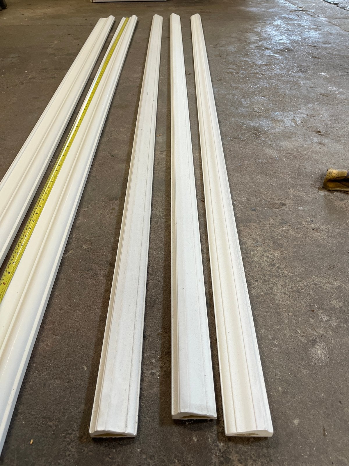 3x Architraaf jaren '20 stijl - 240 cm lang, 6 cm breed, Ophalen, Gebruikt, Lijsten, Mdf