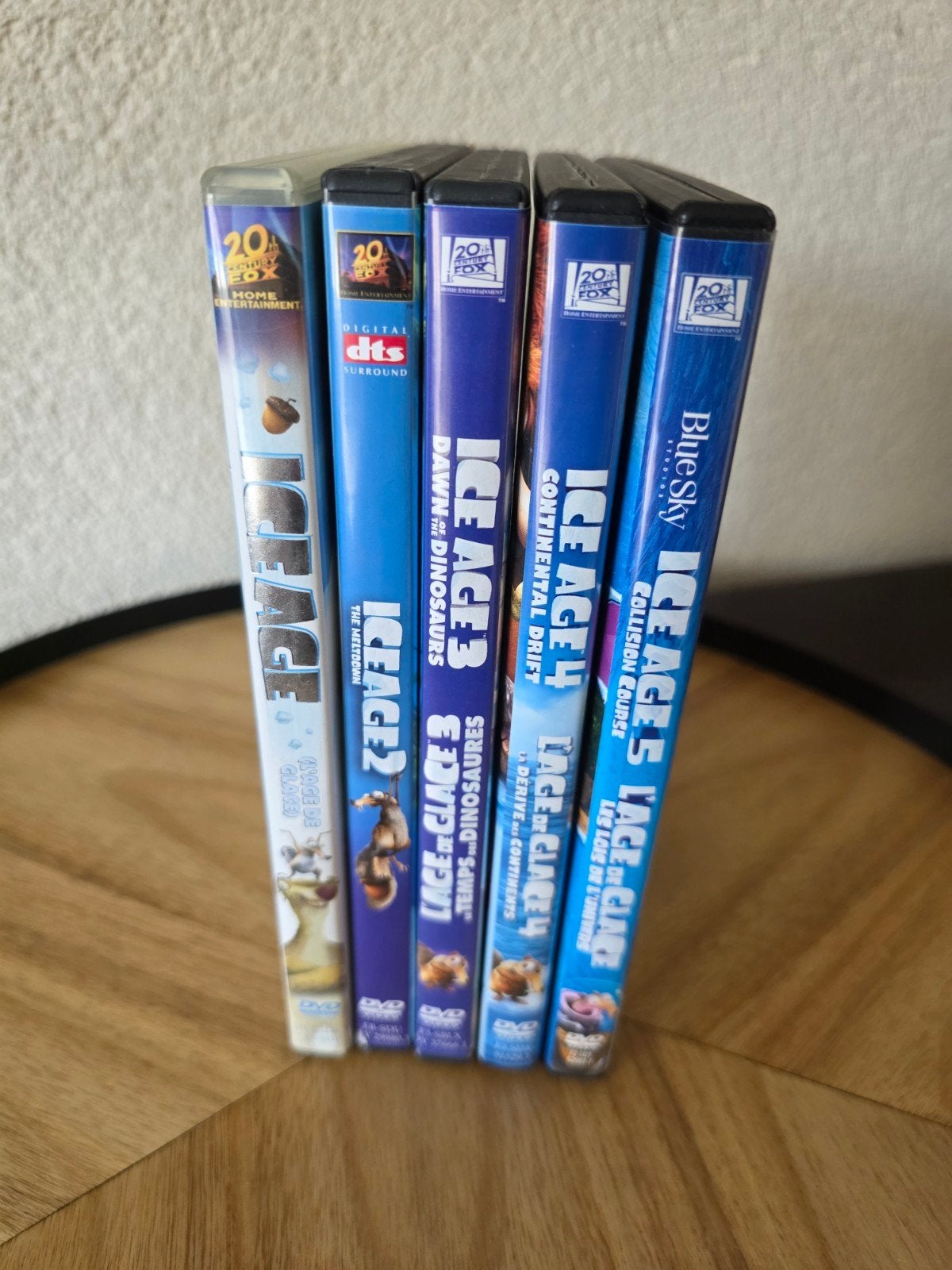 Ice Age DVD set - De complete collectie (deel 1-5), Animatie, Nederlands, Ophalen of Verzenden, Zo goed als nieuw
