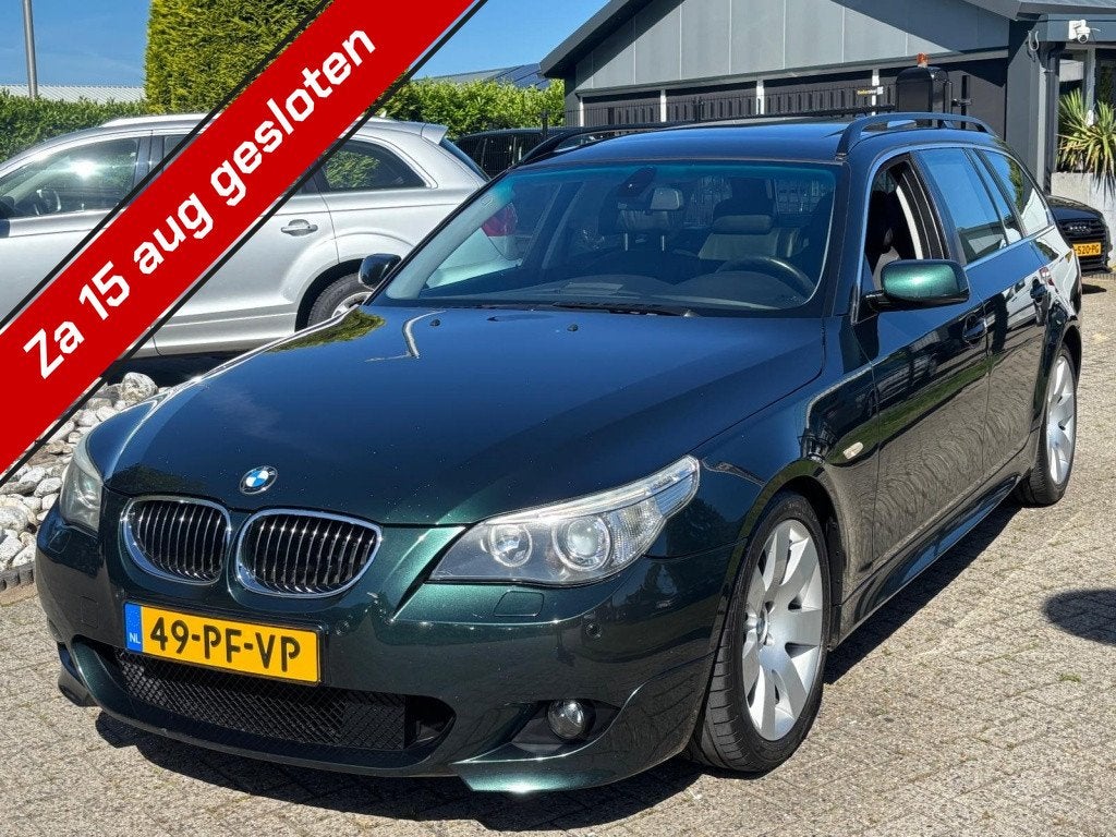 BMW 5 Serie Touring 545i V8 High Executive 2004 Dealer Auto, Automaat, Gebruikt, 8 cilinders, 1700 kg