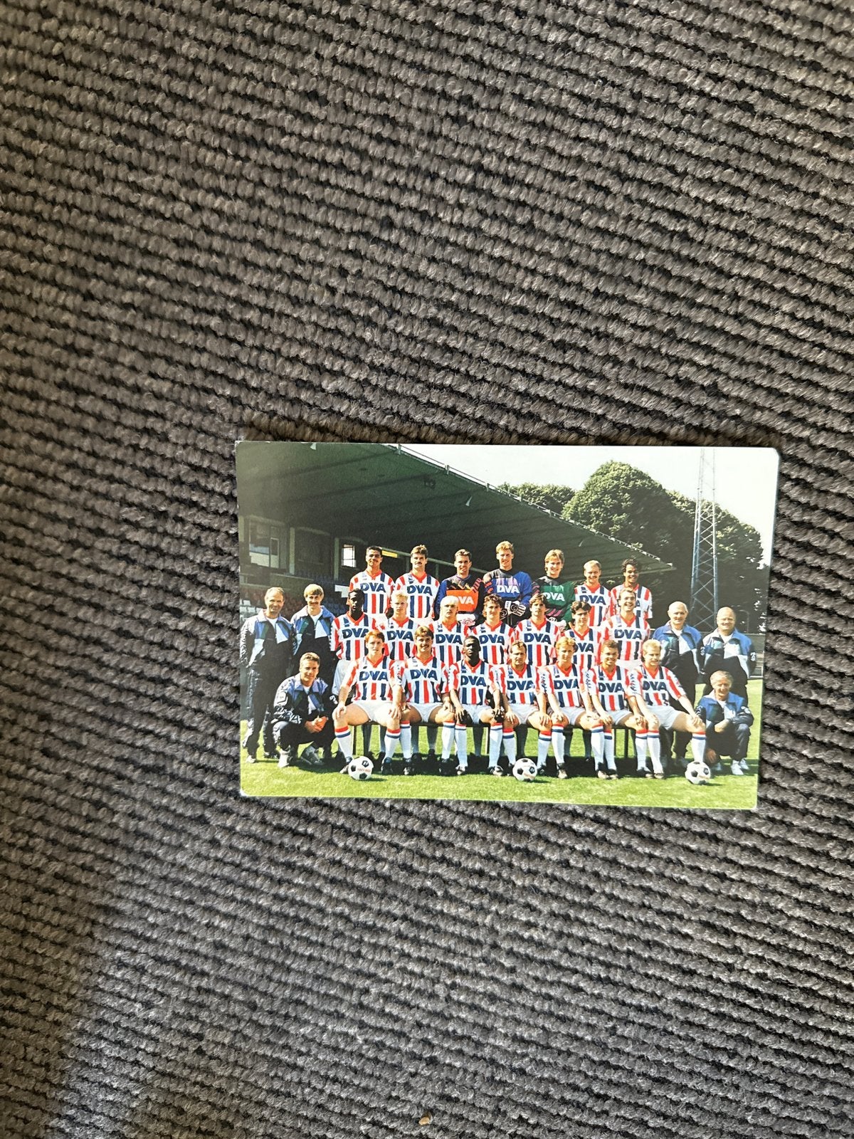 Historische Teamfoto FC Utrecht (DVA) - Voetbal Memorabilia, Ophalen of Verzenden, Zo goed als nieuw, F.C. Utrecht, Poster, Plaatje of Sticker
