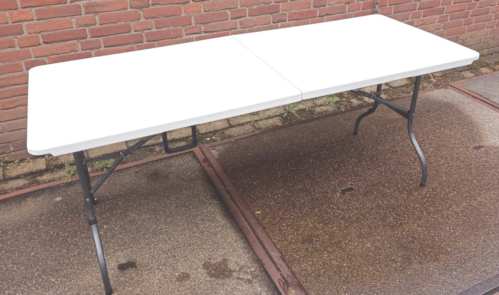 Flinke kampeertafel picniktafel opvouwbaar 198 x 72 x 73 cm, Ophalen, Campingtafel