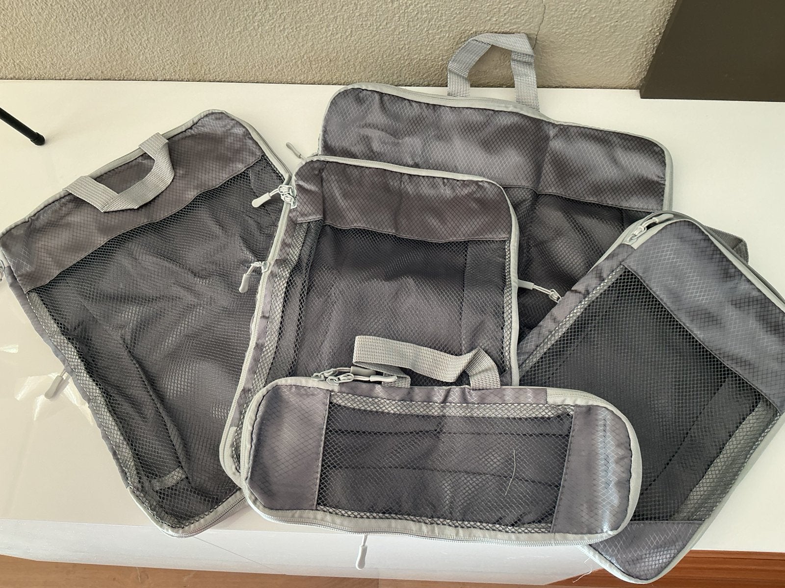 Koffer organisers - packing cubes - set van 5 met compressie, Ophalen of Verzenden, Nieuw, 30 cm of meer