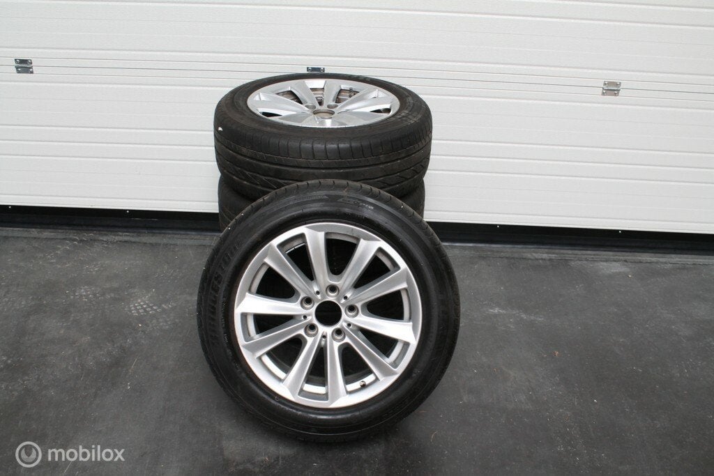set velgen runflat banden orgineel bmw F10 5 serie, Gebruikt, Velg(en), Ophalen of Verzenden