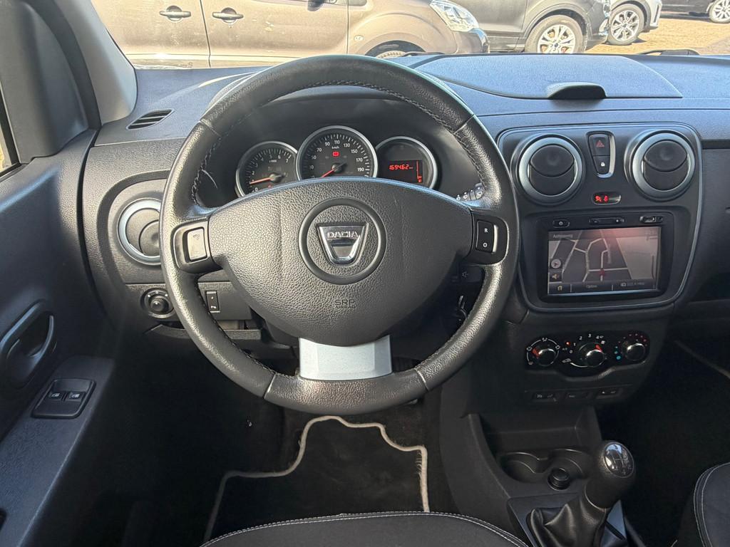 Dacia Lodgy 1.2 TCe Stepway 116PK 7Pers,Trekhaak,Navi,Airco,, Voorwielaandrijving, Euro 5, Stof, Gebruikt