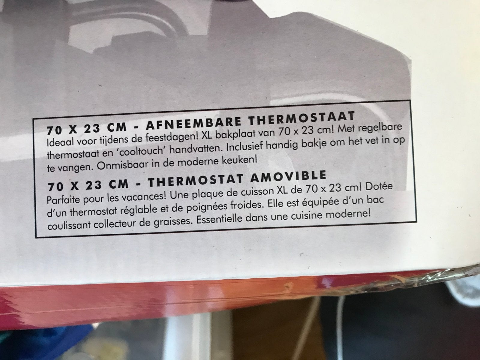 Grillplaat, Ophalen of Verzenden, Zo goed als nieuw