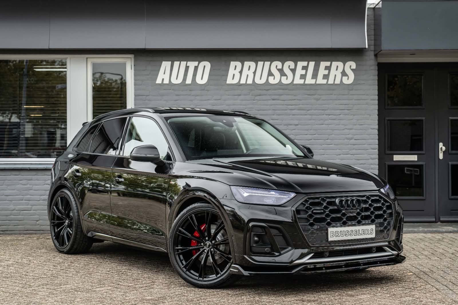 Audi Q5 55 Tfsi e 367pk Phev S Tronic Quattro 2021 Zwart, Auto's, Audi, Automaat, Zwart, Vierwielaandrijving, 2050 kg